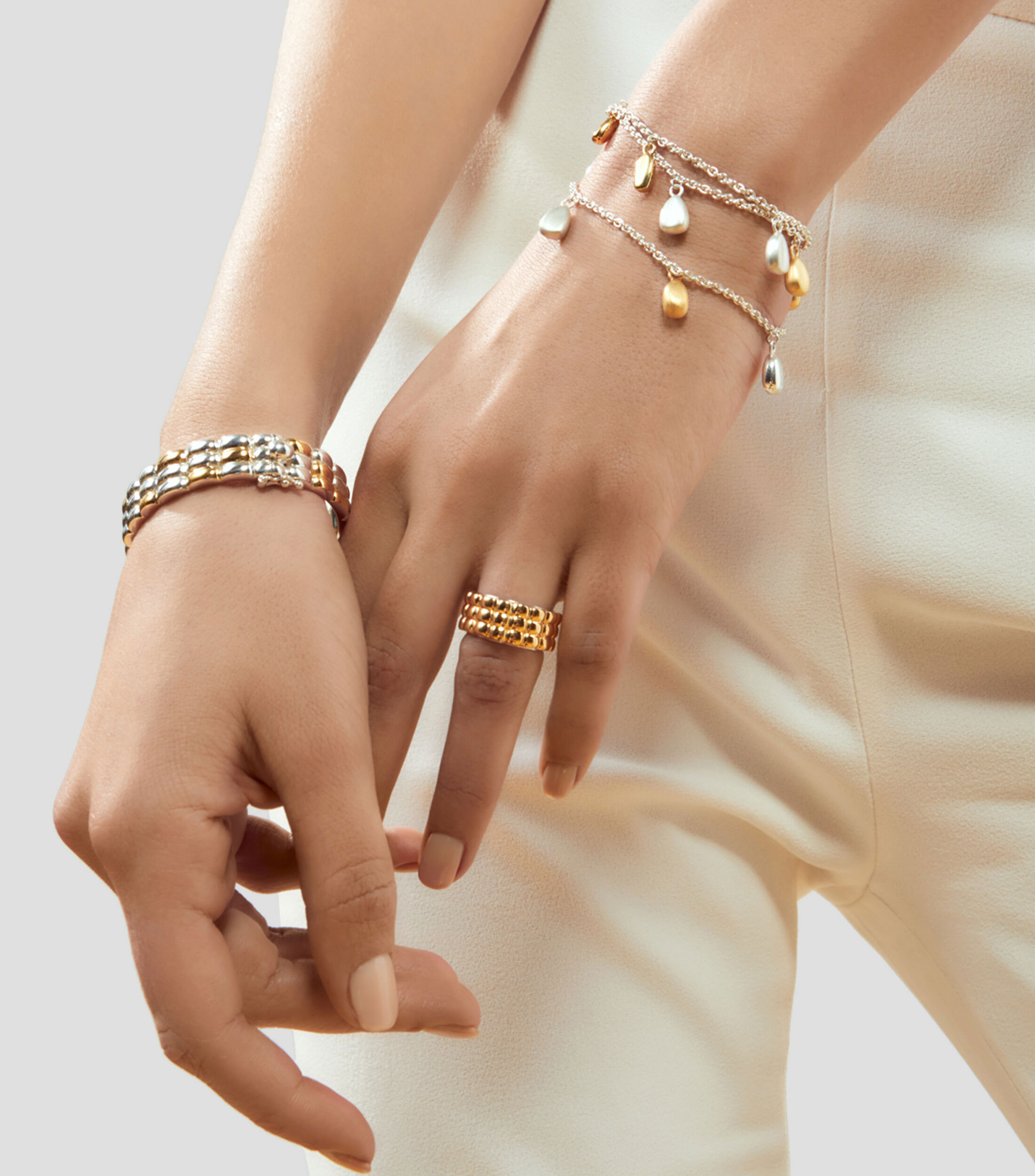 Pulsera en plata Alma Mujer